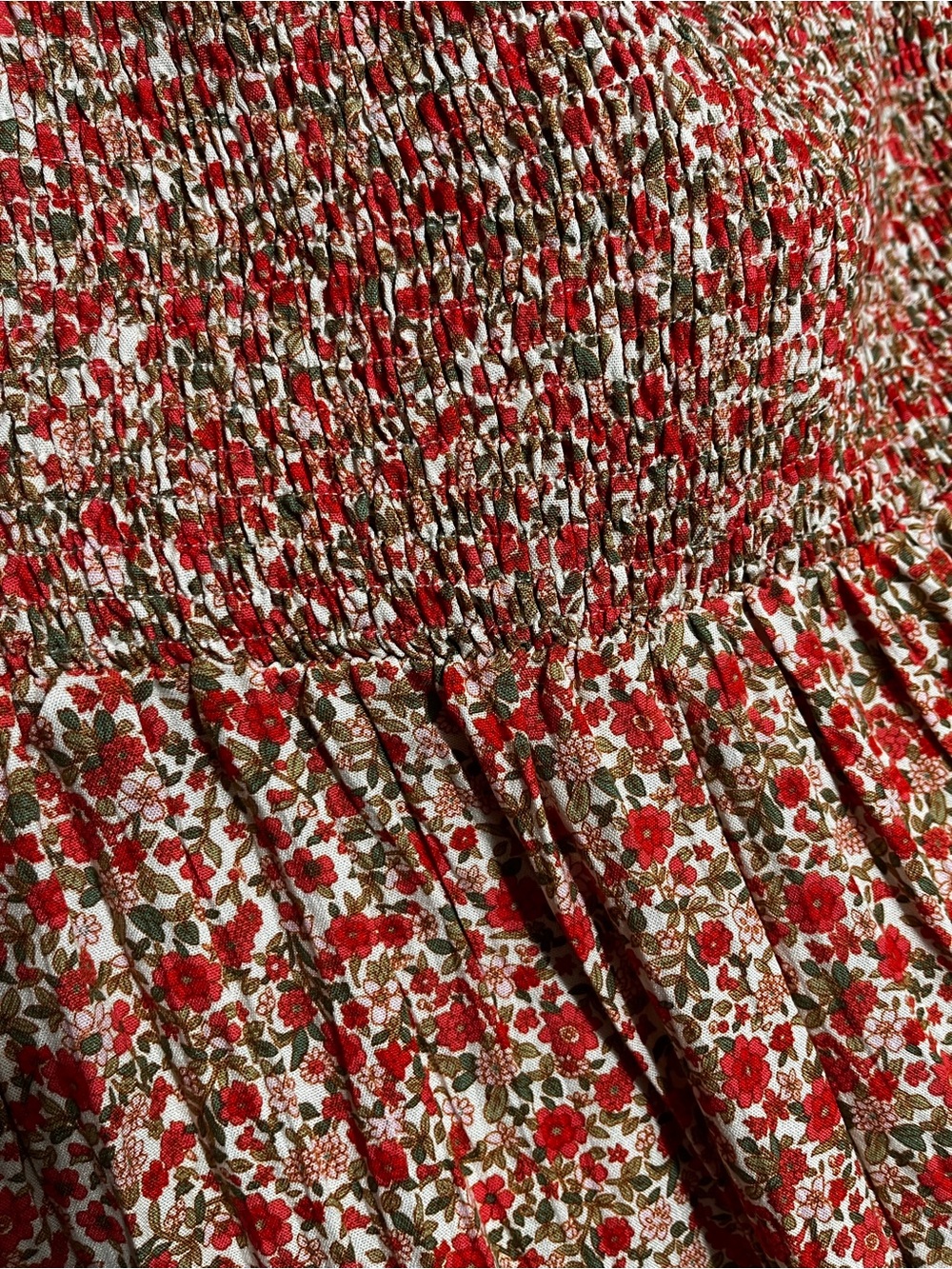 Amalli Talli Floral Dress with Smocked Bodice - Picture 3 of 4